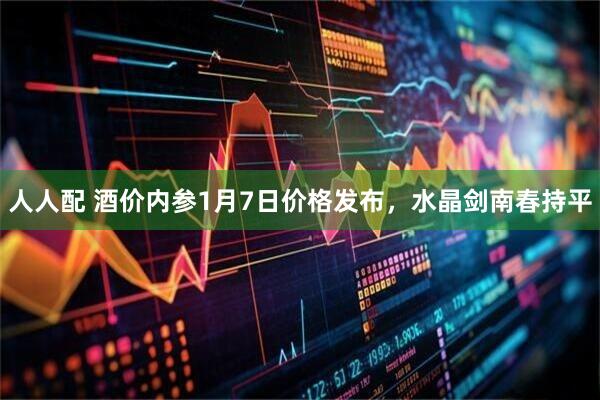 人人配 酒价内参1月7日价格发布，水晶剑南春持平